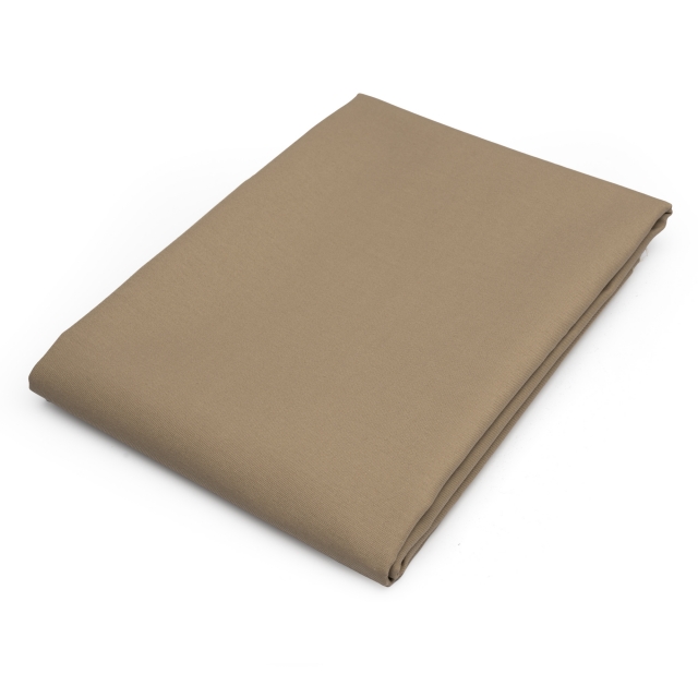 Camel Poly Cotton Twill Fabric